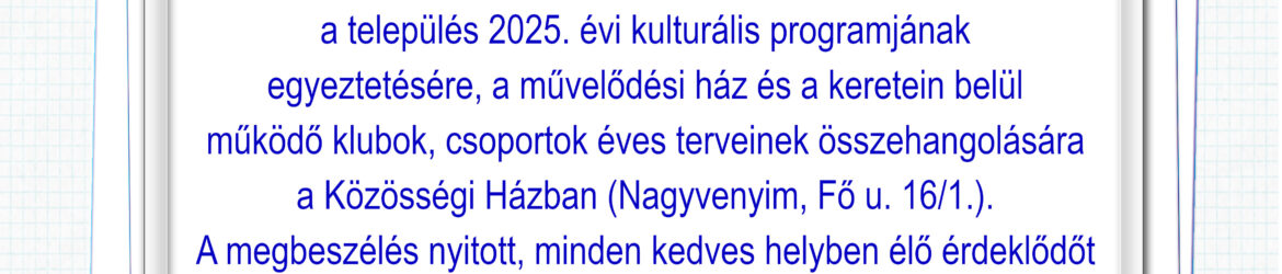 évestervekmeghívó